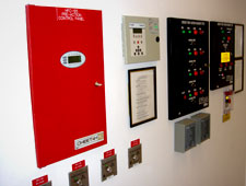 Fike can also manufacture customized EPSMS. Shown with Fike Cheetah XI™ Fire Control Panel